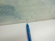 Photo6: 1i01z50  Japanese Kimono Silk  FABRIC Willow Light blue-gray 37.8x14.4 (6)