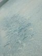 Photo4: 1i02z50  Japanese Kimono Silk  FABRIC Willow Light blue-gray 37.8x14.4 (4)