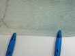 Photo6: 1i02z50  Japanese Kimono Silk  FABRIC Willow Light blue-gray 37.8x14.4 (6)