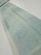 Photo1: 1i09z50  Japanese Kimono Silk  FABRIC Willow Light blue-gray 79.5x7.1 (1)