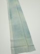 Photo3: 1i09z50  Japanese Kimono Silk  FABRIC Willow Light blue-gray 79.5x7.1 (3)
