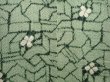 Photo3: 6420T01z520 Vintage Japanese Kimono Silk SHIBORI HAORI  Light green (3)