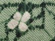 Photo4: 6420T01z520 Vintage Japanese Kimono Silk SHIBORI HAORI  Light green (4)