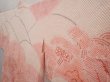 Photo2: 6420T05z480 Vintage Japanese Kimono Silk SHIBORI HAORI Wave Pink (2)