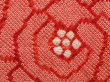 Photo4: 6420T07z460 Vintage Japanese Kimono Silk SHIBORI HAORI Flower Red (4)