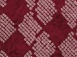 Photo4: 6420T09z470 Vintage Japanese Kimono Silk SHIBORI HAORI  Dark grape (4)
