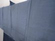 Photo7: 6420T10z550 Vintage Japanese Kimono Silk Men's OSHIMA HAORI  Blue-Gray (7)