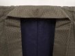 Photo5: 6420T11z810  Japanese Kimono Silk Men's   Dull olive (5)