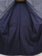 Photo7: 6420T12z890  Japanese Kimono Blend silk Men's   Blue-Gray (7)