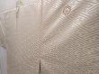 Photo2: 6420T13z960  Japanese Kimono Synthetic Men's  Sayagata Sand beige (2)
