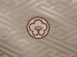Photo5: 6420T13z960  Japanese Kimono Synthetic Men's  Sayagata Sand beige (5)