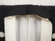 Photo6: 6421T09z1050 Vintage Japanese Kimono Silk Men's  Plain Black (6)