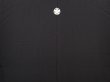 Photo3: 6421T11z930 Vintage Japanese Kimono Silk Men's  Plain Black (3)