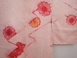 Photo3: 6421T02z500 Vintage Japanese Kimono Silk SHIBORI HAORI Flower Light pink (3)