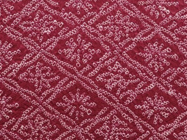 Photo4: 6421T03z450 Vintage Japanese Kimono Silk SHIBORI HAORI  Dark grape (4)