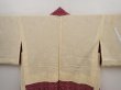 Photo8: 6421T03z450 Vintage Japanese Kimono Silk SHIBORI HAORI  Dark grape (8)