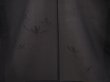 Photo3: 6423T02z260 Vintage Japanese Kimono Silk See through HAORI Flower Black (3)