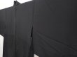 Photo2: 6423T04z360 Vintage Japanese Kimono Silk See through HAORI  Black (2)