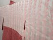 Photo8: 6423T06z490 Vintage Japanese Kimono Silk SHIBORI HAORI Flower Dull red (8)