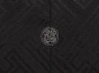 Photo5: 6423T07z590 Vintage Japanese Kimono Silk HAORI Sayagata Black (5)