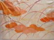 Photo5: 6423T13z1010 Vintage Japanese Kimono Silk FURISODE Cloud Off-white (5)