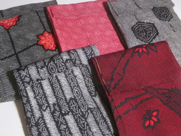 Photo2: GHSH1z14  Japanese Kimono Silk SHIBORI HAORI 20pcs FREE SHIPPING (2)