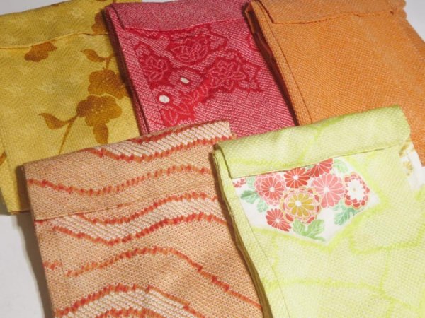 Photo5: GHSH2z14  Japanese Kimono Silk SHIBORI HAORI 20pcs FREE SHIPPING (5)