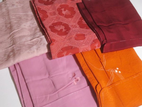 Photo4: GHG10z14  Japanese Kimono Silk HAORI 25pcs FREE SHIPPING (4)