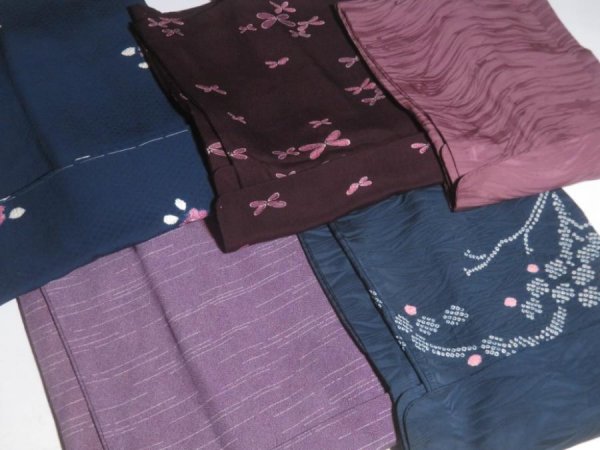 Photo2: GHG11z14  Japanese Kimono Silk HAORI 25pcs FREE SHIPPING (2)