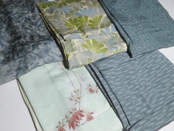 Photo3: GHG11z14  Japanese Kimono Silk HAORI 25pcs FREE SHIPPING (3)