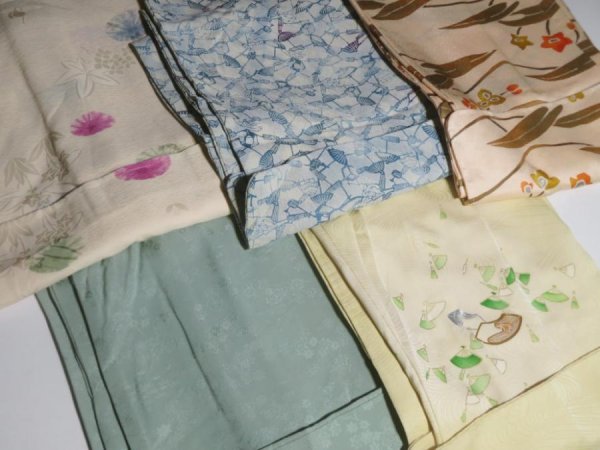 Photo4: GHG11z14  Japanese Kimono Silk HAORI 25pcs FREE SHIPPING (4)