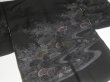 Photo3: GHGB1z14  Japanese Kimono Silk BLACK HAORI 25pcs FREE SHIPPING (3)