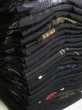 Photo1: GHGB4z14  Japanese Kimono Silk BLACK HAORI 25pcs FREE SHIPPING (1)