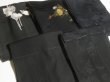 Photo5: GHGB4z14  Japanese Kimono Silk BLACK HAORI 25pcs FREE SHIPPING (5)