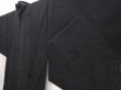 Photo2: 6430T01z180 Vintage Japanese Kimono Silk See through HAORI  Black (2)