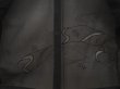 Photo3: 6430T01z180 Vintage Japanese Kimono Silk See through HAORI  Black (3)