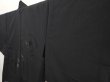 Photo2: 6430T02z260 Vintage Japanese Kimono Silk See through HAORI Maple Black (2)