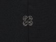 Photo5: 6430T04z580 Vintage Japanese Kimono Silk HAORI Wave Black (5)
