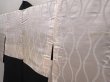 Photo8: 6430T04z580 Vintage Japanese Kimono Silk HAORI Wave Black (8)