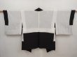 Photo7: 6430T09z580 Vintage Japanese Kimono Silk HAORI Butterfly Black (7)