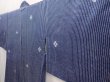 Photo2: 6430T10z500 Vintage Japanese Kimono Silk HAORI  Blue-Gray (2)