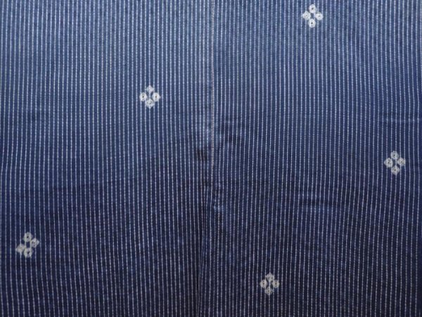 Photo3: 6430T10z500 Vintage Japanese Kimono Silk HAORI  Blue-Gray (3)