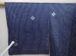 Photo6: 6430T10z500 Vintage Japanese Kimono Silk HAORI  Blue-Gray (6)