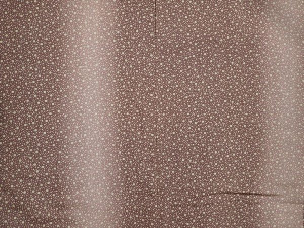 Photo3: 6430T11z610 Vintage Japanese Kimono Synthetic HAORI Dot Brown-Gray (3)