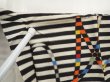 Photo7: 6508T08z460 Vintage Japanese Kimono Silk MEISEN HAORI  Black (7)