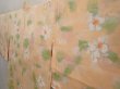 Photo2: 6508T09z560 Vintage Japanese Kimono Silk HAORI Flower Peach (2)