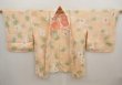 Photo5: 6508T09z560 Vintage Japanese Kimono Silk HAORI Flower Peach (5)