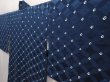 Photo2: 6514T02z480 Vintage Japanese Kimono Silk HAORI Shippo Navy (2)