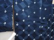 Photo7: 6514T02z480 Vintage Japanese Kimono Silk HAORI Shippo Navy (7)