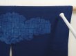 Photo7: 6514T04z550 Vintage Japanese Kimono Silk HAORI Cloud Navy (7)